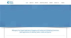 Desktop Screenshot of cloverinfosoft.com